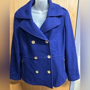 KENNETH COLE Royal Blue Women's Coat